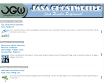 Tablet Screenshot of jasaghostwriter.net